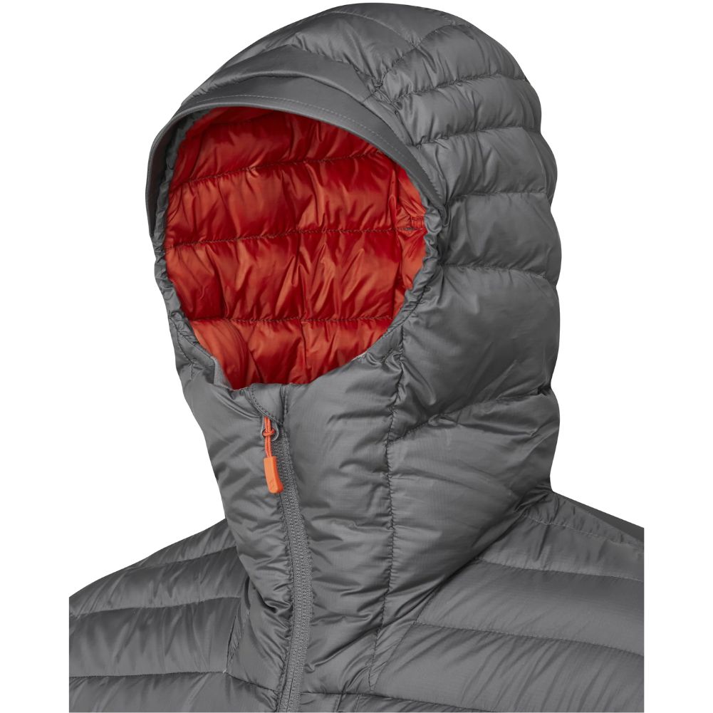 Rab Men's Microlight Alpine Down Jacket (Graphene) hood up