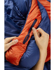 Rab Women's Ascent 700 Down Sleeping Bag (Nightfall) inner zip