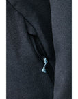 Rab Women's Geon Fleece Jacket (Black/Steel Marl) zipper
