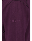 Rab Women's Geon Fleece Jacket (Eggplant) logo