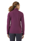 Rab Women's Geon Fleece Jacket (Eggplant) model back