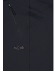 Rab Women's Incline AS Softshell Pants (Ebony) zipper