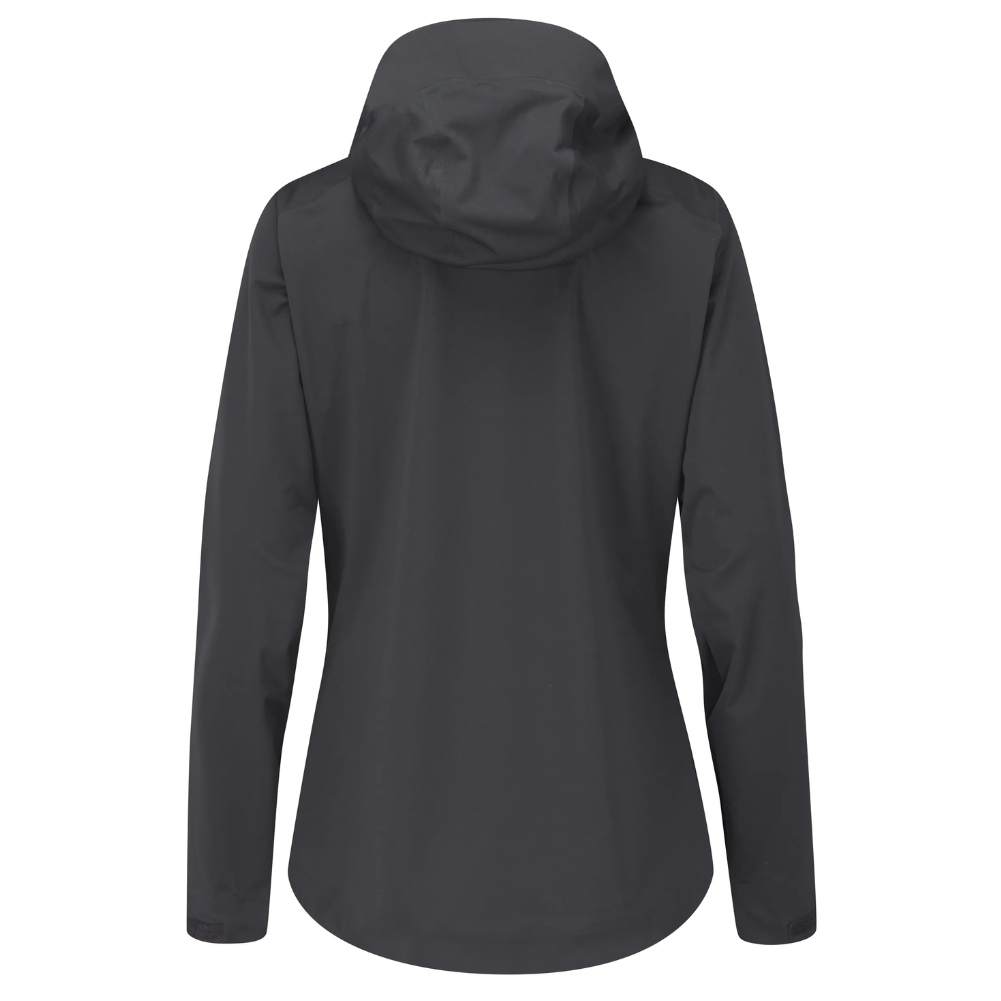 Rab Women's Kinetic 2.0 Waterproof Jacket (Beluga) back