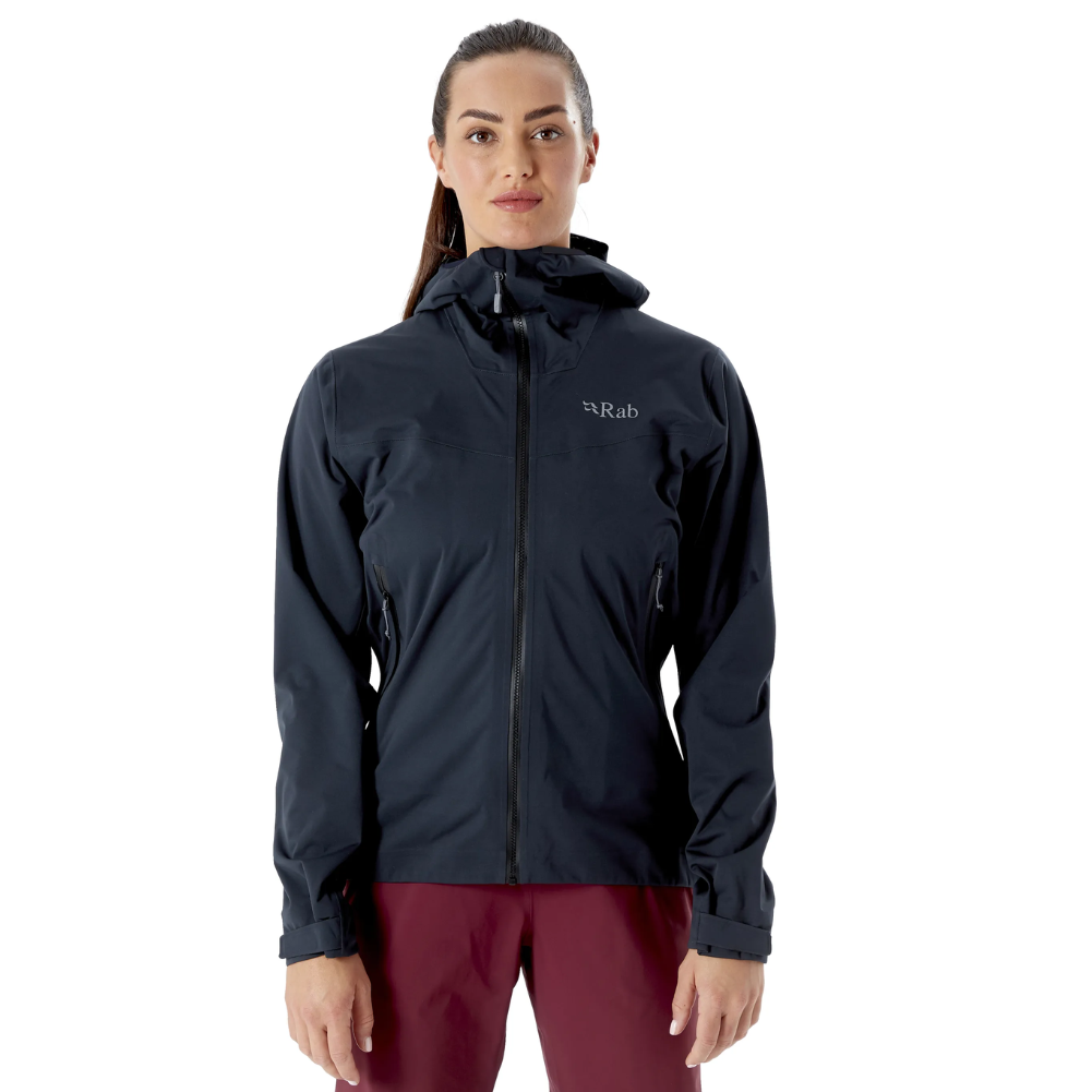 Rab Women's Kinetic 2.0 Waterproof Jacket (Beluga) model
