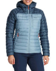Rab Women's Microlight Alpine Down Jacket (Orion Blue/Citadel)