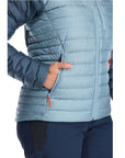 Rab Women's Microlight Alpine Down Jacket (Orion Blue/Citadel)