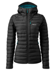 Rab Women's Microlight Alpine Recycled Down Jacket (Black) main
