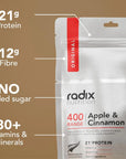 Radix Nutrition Original Breakfast v9.0 - 400Kcal (Apple Cinnamon) info