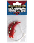 Ragot Mitraillette Eco Blanch 1/0 Fishing Feather