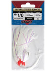 Ragot Mitraillette Eco Blanch 1/0 Fishing Feather