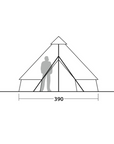 Robens Klondike PRS Tipi Tent (2024) just one person
