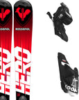 Rossignol Hero Junior Skis + Xpress 7 GW B83 Bindings (2023) close up