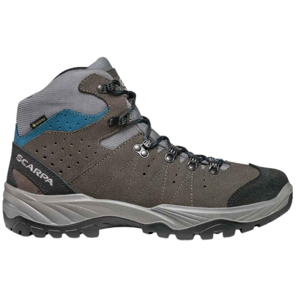 Scarpa Men's Mistral GTX Trekking Boots (Smoke/Lake Blue)
 right side