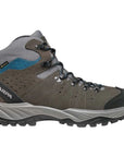 Scarpa Men's Mistral GTX Trekking Boots (Smoke/Lake Blue)
 right side