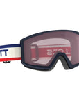 Scott Factor Unisex Snow Sports Goggle (Beige/Blue - Enhancer)
