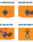 Sea To Summits Ultralight Insulated Air Sleeping Mat - Regular (Orange) how to use