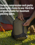 Sea To Summits Lightweight Compression Sack - 20L (Olive Green) infos