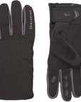 Sealskinz Howe WaterProof Gloves (Black/Grey) top and bottom