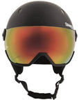 Sinner Titan Trans+ Visor Snow Sports Helmet (Black/Red) - Cat 1-3 Front