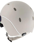 Sinner Titan Visor Snow Sports Helmet (Matte Grey/Blue) Back
