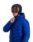 Sinner Typhoon Visor Snow Sports Helmet (Matte Black/Red) - Cat 2 - Man