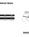 Sinner Typhoon Visor Snow Sports Helmet (Matte Black/Red) - Cat 2 - Size