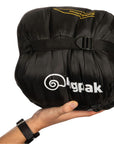 Snugpak Sleeper Extreme (Basecamp) Sleeping Bag (Onyx Black) packed
