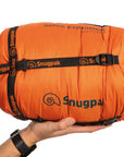 Snugpak Softie Expansion 3 Sleeping Bag (Azure/ Black) packed up
