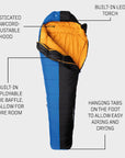 Snugpak Softie Expansion 3 Sleeping Bag (Azure/ Black) info