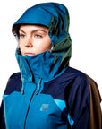 Sprayway Torridon Women's Waterproof GORE-TEX Jacket (Lyons/Blazer/Latigo) hood up