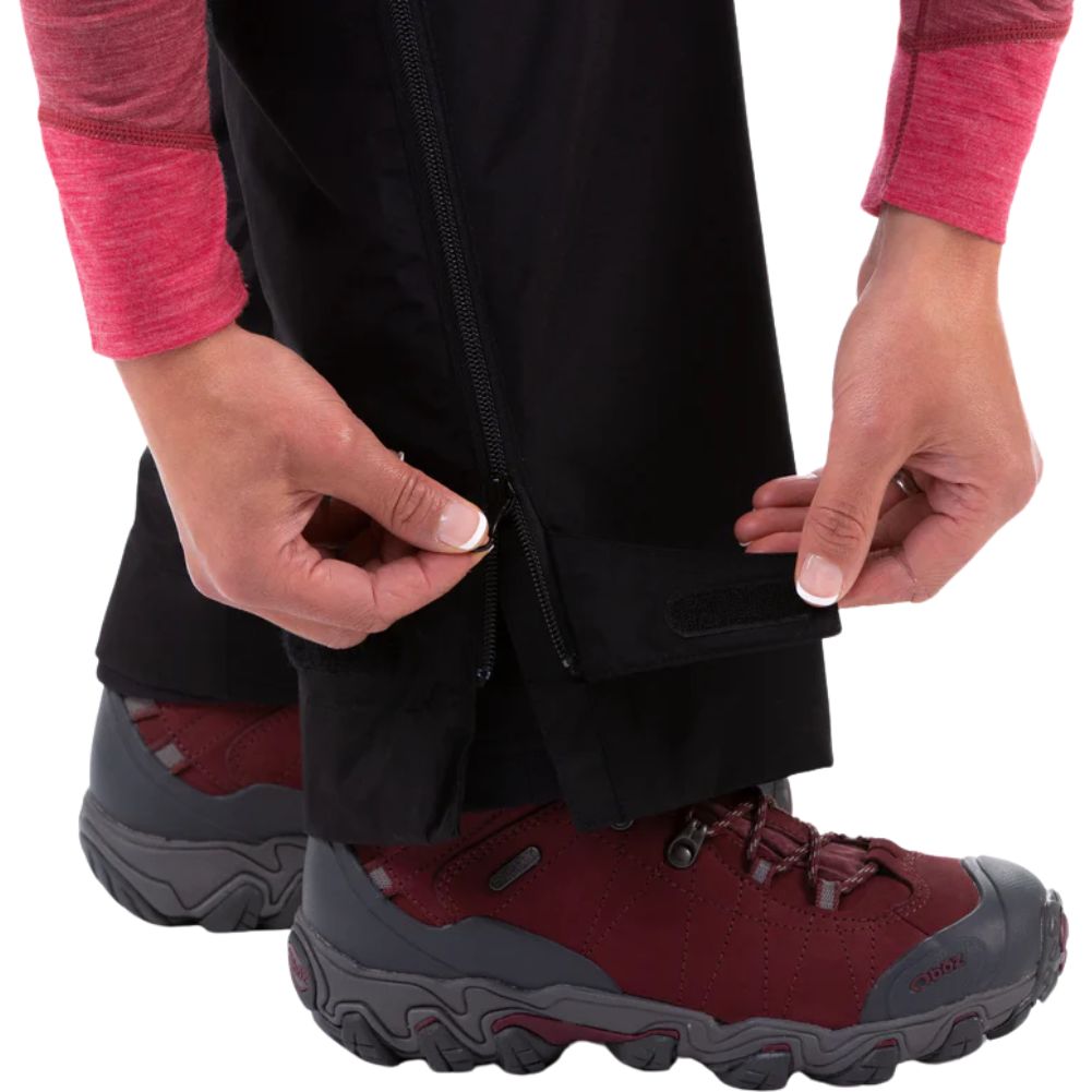 Sprayway Women's Atlanta WP Rain Pant (Black) zipper