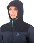 Sprayway Women's Kelo GTX Waterproof Jacket (Light Blazer/Blazer) hood up