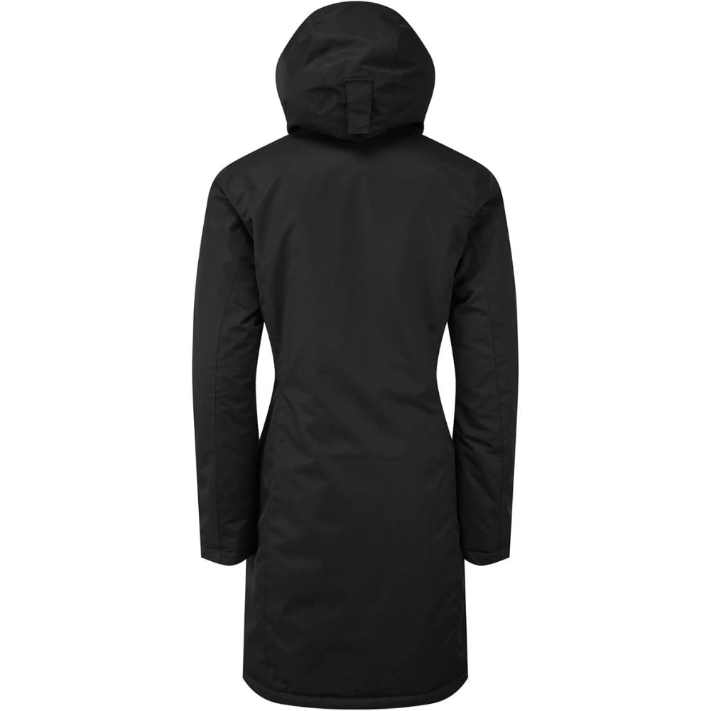 Sprayway Wanda Women's Long Waterproof Jacket (black) back