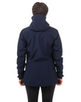 Sprayway Women's Reaction Long Waterproof GORE-TEX Jacket (Blazer/Enamel) model back