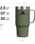 Stanley Everyday Suburban 710ml Mug (Dried Pine) info