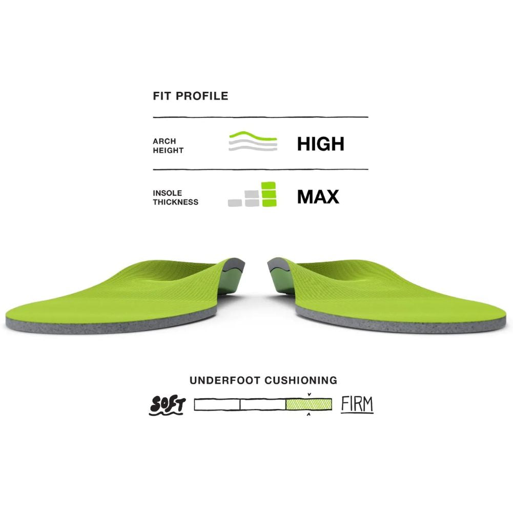 Superfeet Green - All-Purpose Support High Arch - Trim to Fit Insoles info