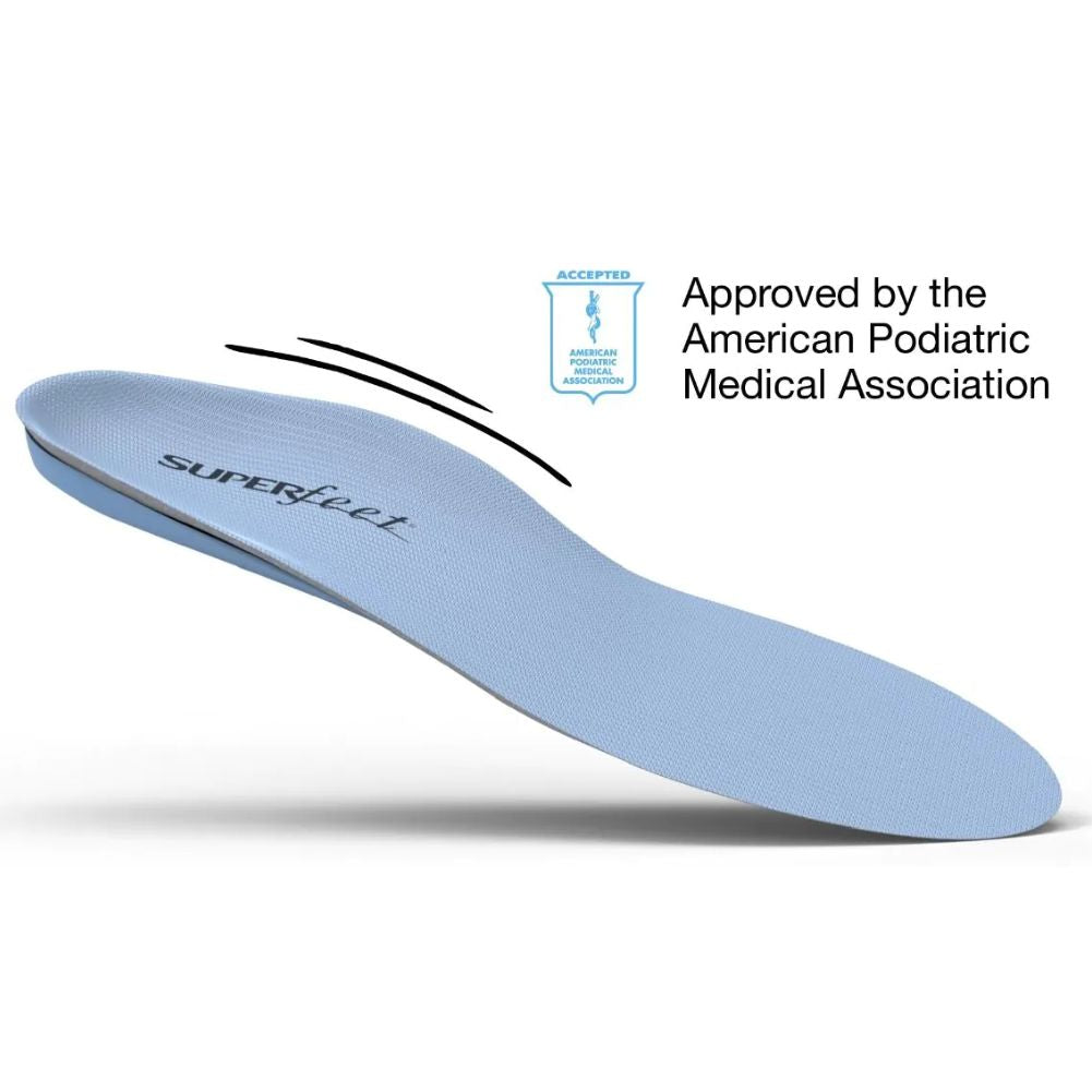 Superfeet Blue - Trim to Fit - Medium Arch Insoles approved