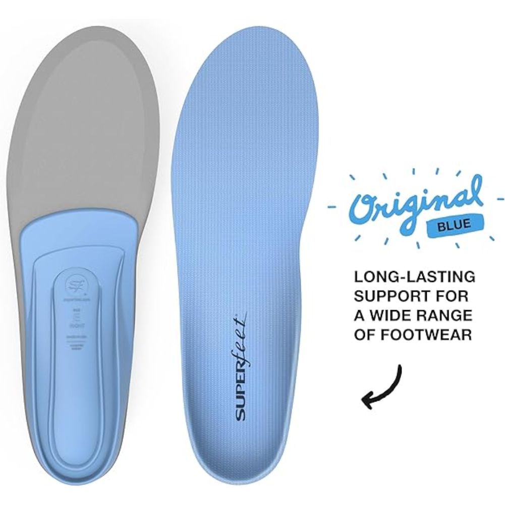 Superfeet Blue - Trim to Fit - Medium Arch Insoles original