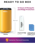 Thermacell Halo Mosquito & Midge Protector (Citrus) ready to go