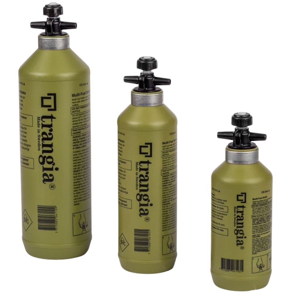 Trangia Fuel Bottles with Safety Valve – Olive