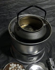 Trangia 4.5 Litre Billy Can With Lid pot within a pot