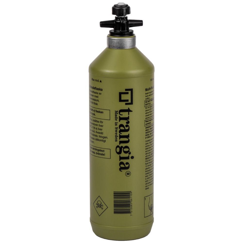 Trangia Fuel Bottles with Safety Valve (Olive) Large