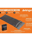 Vango Serenity Superwarm Single Sleeping Bag (Shadow Grey)