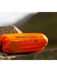 Vango Aotrom Short 5cm Sleeping Mat (Orange) on rocks