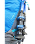 Vango Apex 25 Rucksack (Crystal Blue) poles carry