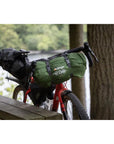 Vango Apex Compact 200 Tent - 2 Man Lightweight Tent (Forest Green) on bike