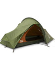 Vango Apex Compact 200 Tent - 2 Man Lightweight Tent (Forest Green) door open
