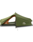 Vango Apex Compact 200 Tent - 2 Man Lightweight Tent (Forest Green) front view