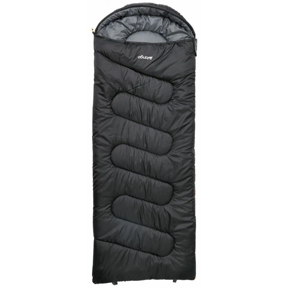 Vango Atlas 250 Quad Sleeping Bag (Black) lay out