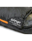 Vango Atlas 250 Quad Sleeping Bag (Black) lose up logo